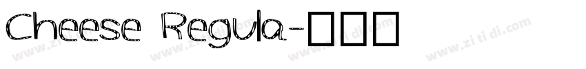 Cheese Regula字体转换